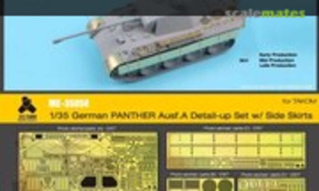 1:35 Panther Ausf. A Detail Up Set (Tetra Model Works ME-35058) ME-35058