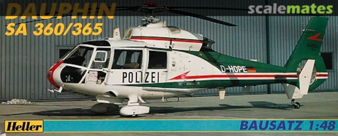 Boxart Dauphin SA 360/365 80475 Heller Boxart Dauphin SA 360/365 80475 Heller