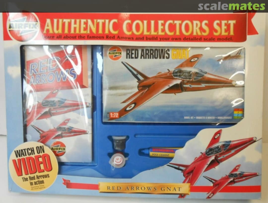 Boxart Red Arrows Gnat 9401 Airfix Boxart Red Arrows Gnat 9401 Airfix