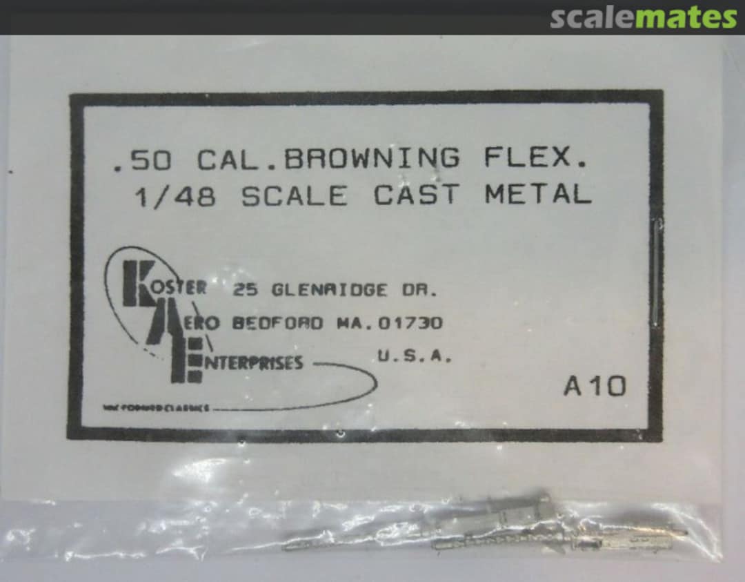 Boxart .50 Cal Browning (Flex) A10 Koster Aero Enterprises Boxart .50 Cal Browning (Flex) A10 Koster Aero Enterprises