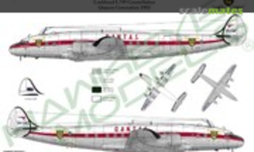 1:72 Qantas, Lockheed L-749 Constellation, 1953 Queen’s Coronation (Hawkeye Models CDS-136) CDS-136