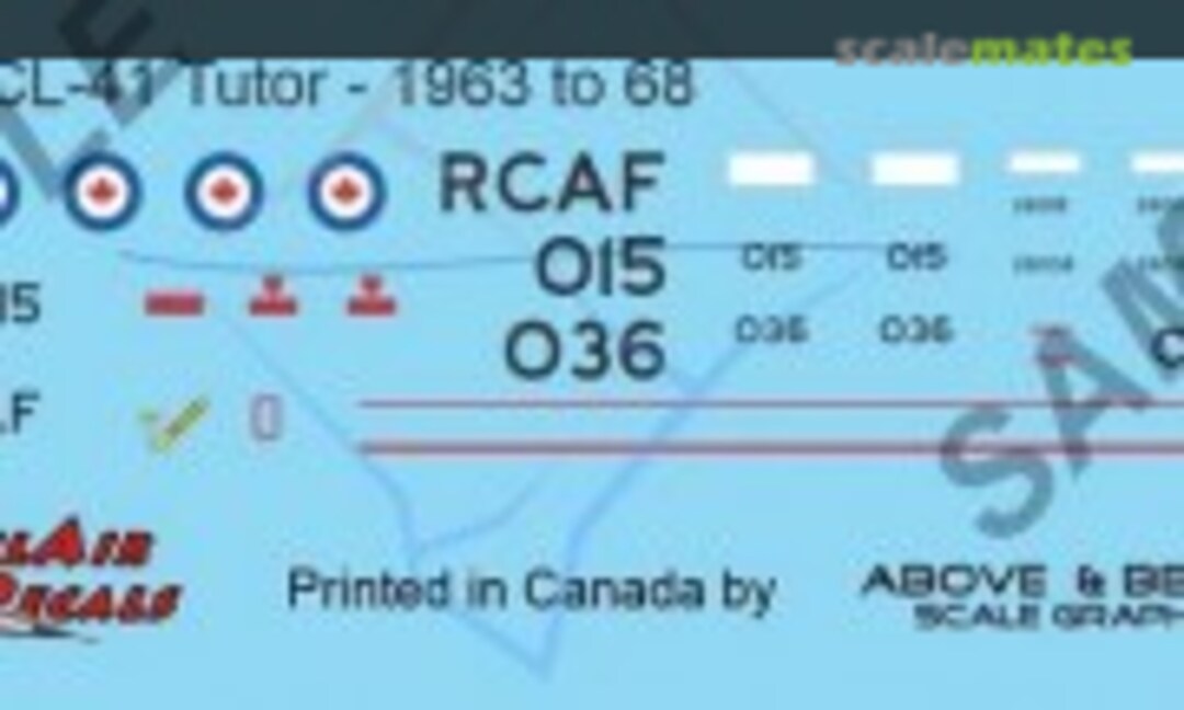 1:48 Canadair CT-114 Tutor (Above & Below Graphics 215) 215
