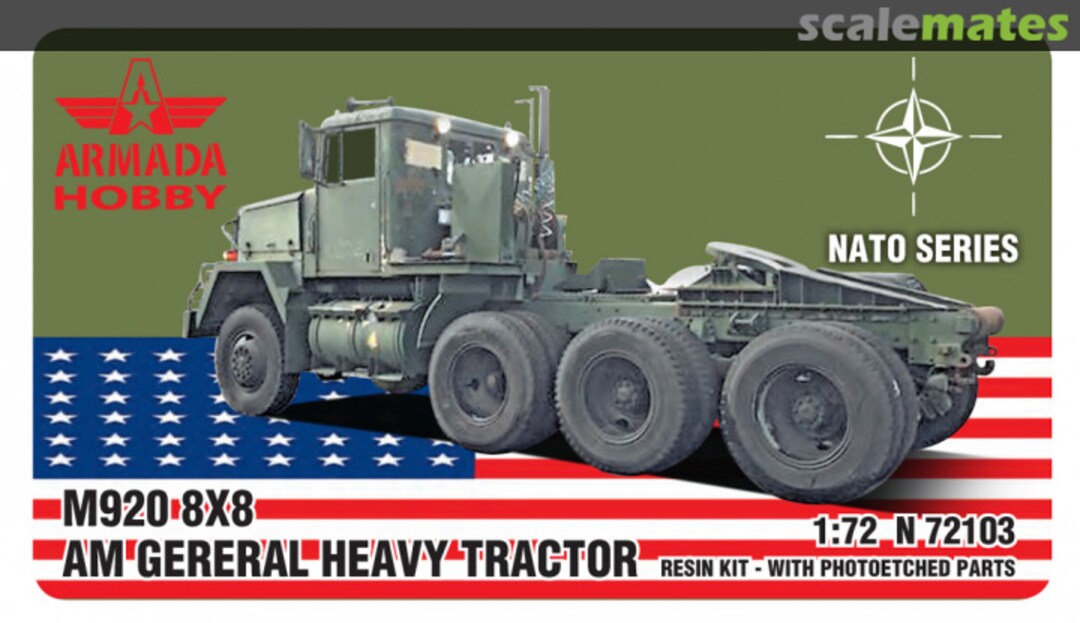 Boxart AM GENERAL M920 8X8 HEAVY TRACTOR N72103 Armada Hobby