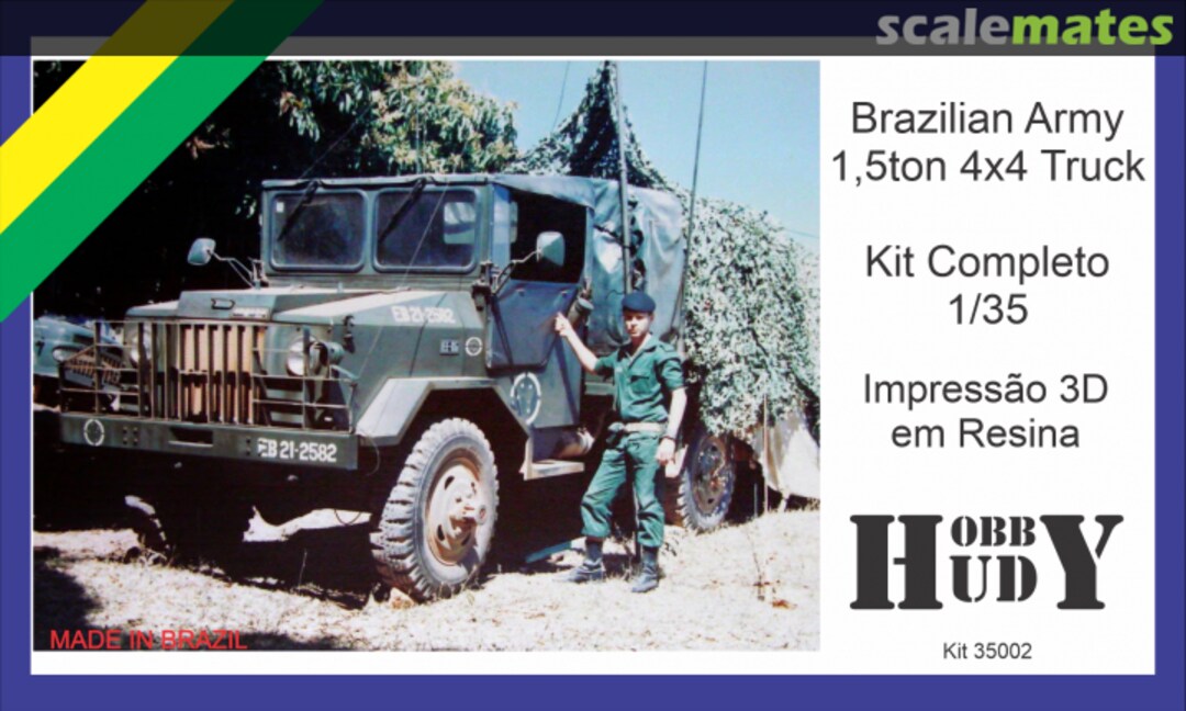 Boxart Brazilian Army 1,5ton 4x4 Truck (EE-15) Kit35002 HobbyHudy Boxart Brazilian Army 1,5ton 4x4 Truck (EE-15) Kit35002 HobbyHudy