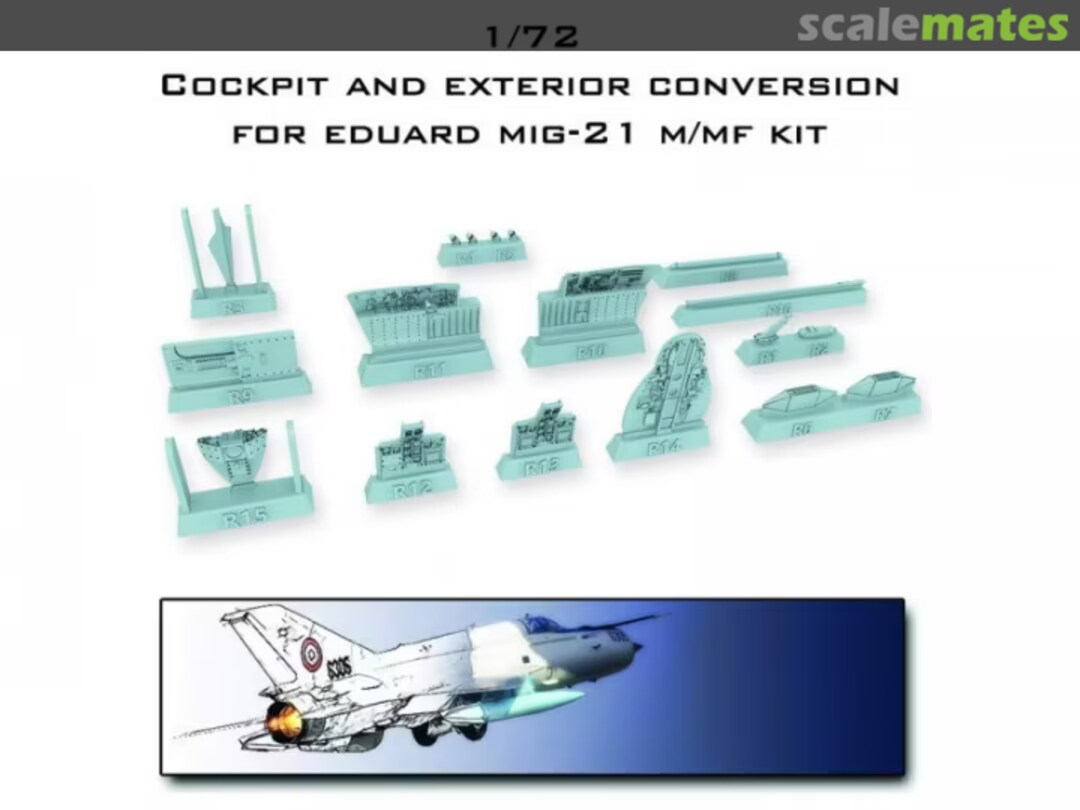 Boxart MIG-21 LanceR Cockpit and Exterior conversion 06 Icaerodesign Boxart MIG-21 LanceR Cockpit and Exterior conversion 06 Icaerodesign