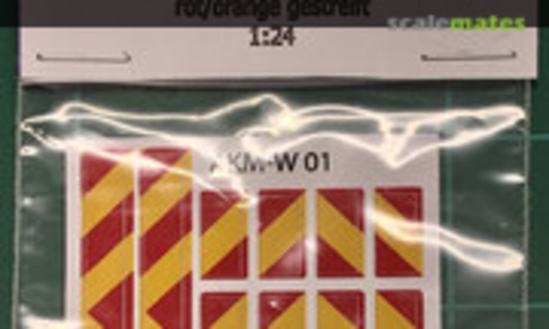 1:24 Heck Reflektoren rot/orange gestreift (AK Modellbau AKM-W01) AKM-W01
