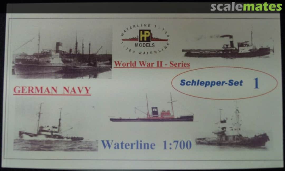 Boxart Schlepper-Set 1 (Seebar, Danzig, Goliath, Ajax, Atlas) WWII-WL-G-068 HP-Models Boxart Schlepper-Set 1 (Seebar, Danzig, Goliath, Ajax, Atlas) WWII-WL-G-068 HP-Models