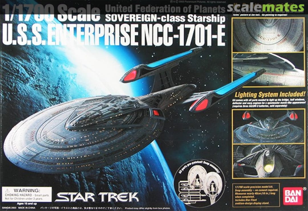Boxart U.S.S. Enterprise NCC-1701-E 0116424 Bandai Boxart U.S.S. Enterprise NCC-1701-E 0116424 Bandai