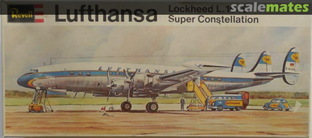 Boxart Lockheed L.1049 Super Constellation Lufthansa H-158 Revell Boxart Lockheed L.1049 Super Constellation Lufthansa H-158 Revell