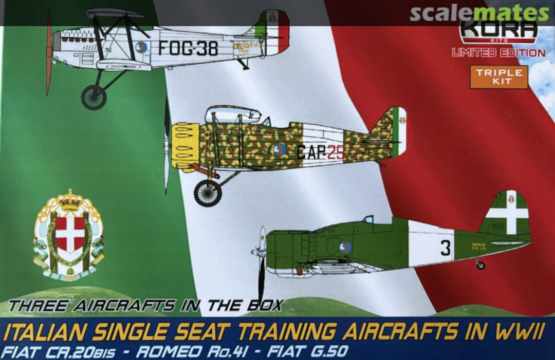 Boxart Italian Single Seat Training Aircraft in WWII KPK72202 Kora Models Boxart Italian Single Seat Training Aircraft in WWII KPK72202 Kora Models