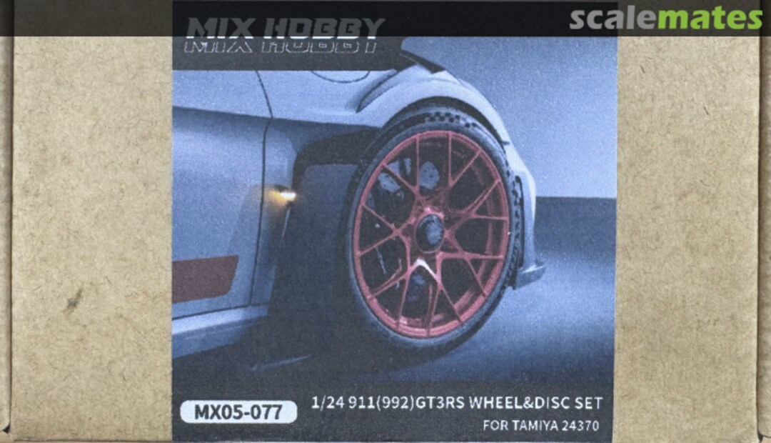 Boxart Porsche 911 (992) GT3RS WHEEL&DISC SET MX05-077 MIX Hobby Boxart Porsche 911 (992) GT3RS WHEEL&DISC SET MX05-077 MIX Hobby