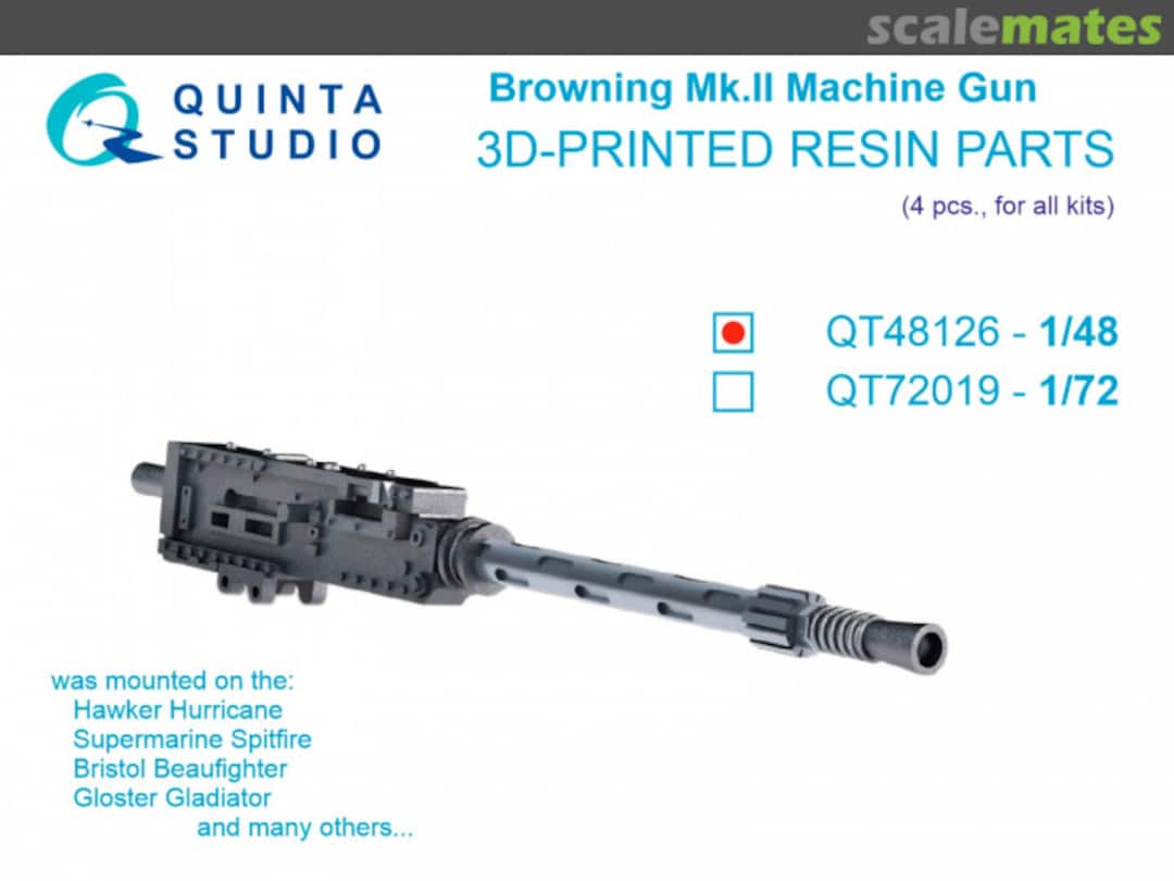 Boxart Browning Mk.II Aircraft Machine Gun (4 pcs) QT48126 Quinta Studio Boxart Browning Mk.II Aircraft Machine Gun (4 pcs) QT48126 Quinta Studio
