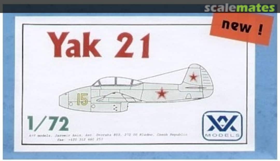 Boxart Yak 21 108 A+V Models Boxart Yak 21 108 A+V Models