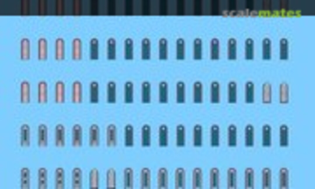 1:35 German early war shoulder boards for artillery troops (Archer FG35049C) FG35049C