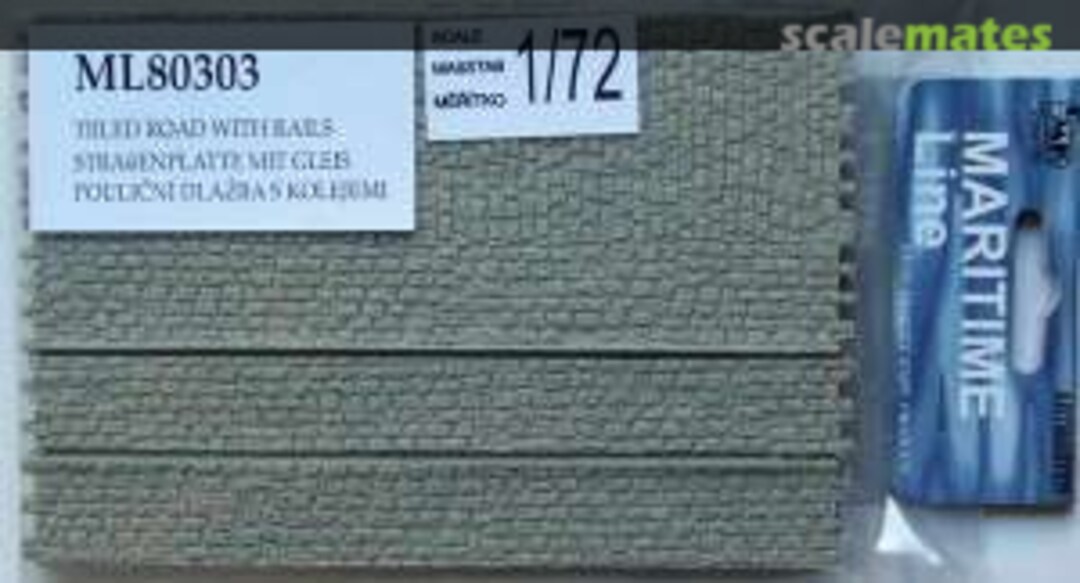 Boxart ML80303 Tiled Road Section With Rails ML80303 CMK Boxart ML80303 Tiled Road Section With Rails ML80303 CMK