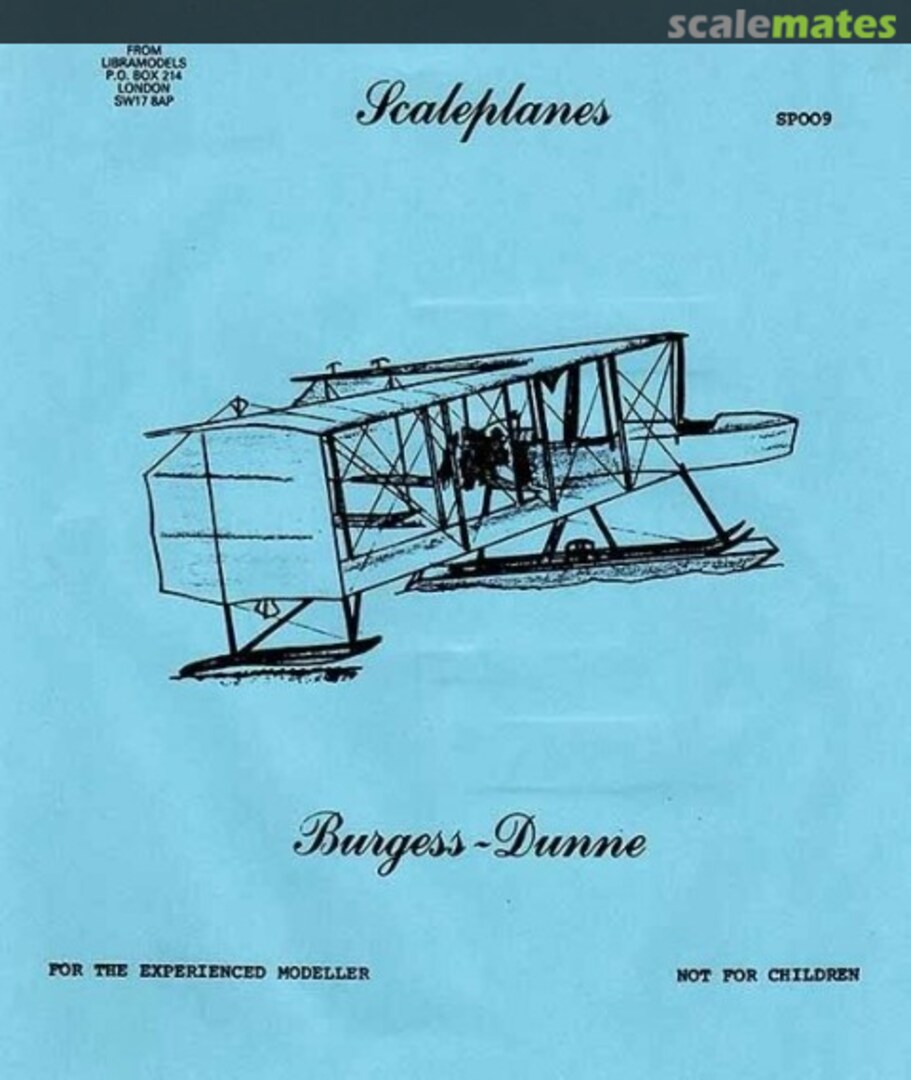 Boxart Burgess-Dunne SP009 ScalePlanes Boxart Burgess-Dunne SP009 ScalePlanes