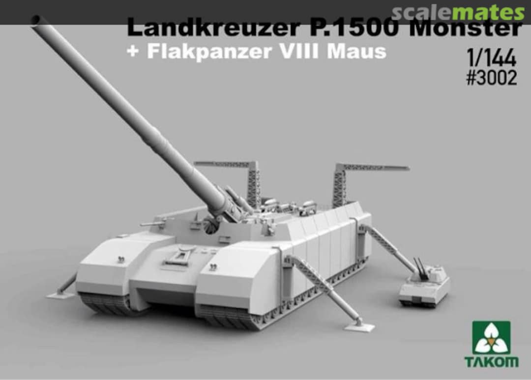 Boxart Landkreuzer P.1500 Monster 3002 Takom Boxart Landkreuzer P.1500 Monster 3002 Takom