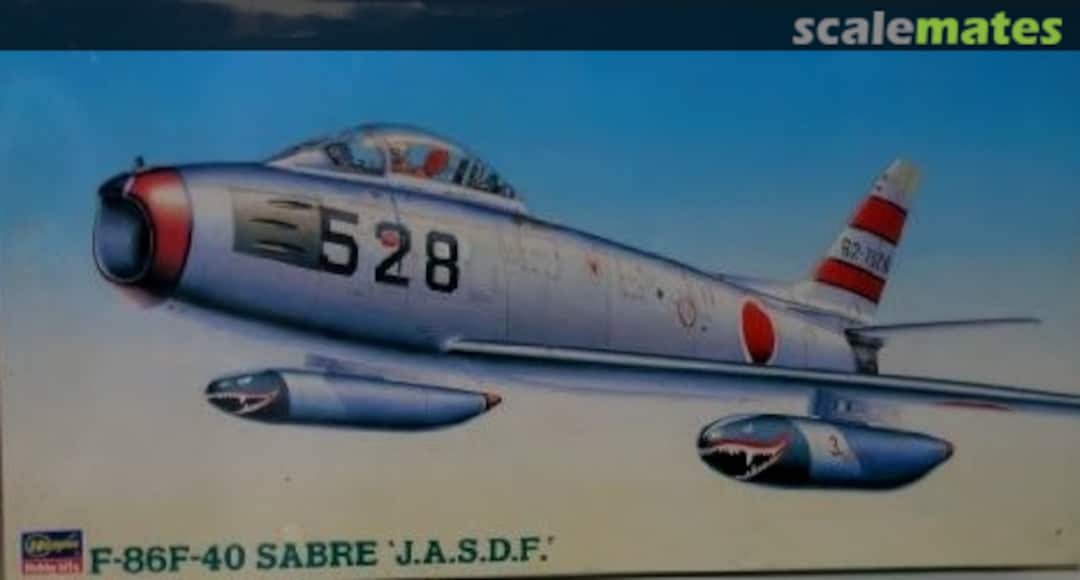 Boxart F-86F-40 Sabre 'J.A.S.D.F.' 07214 Hasegawa Boxart F-86F-40 Sabre 'J.A.S.D.F.' 07214 Hasegawa