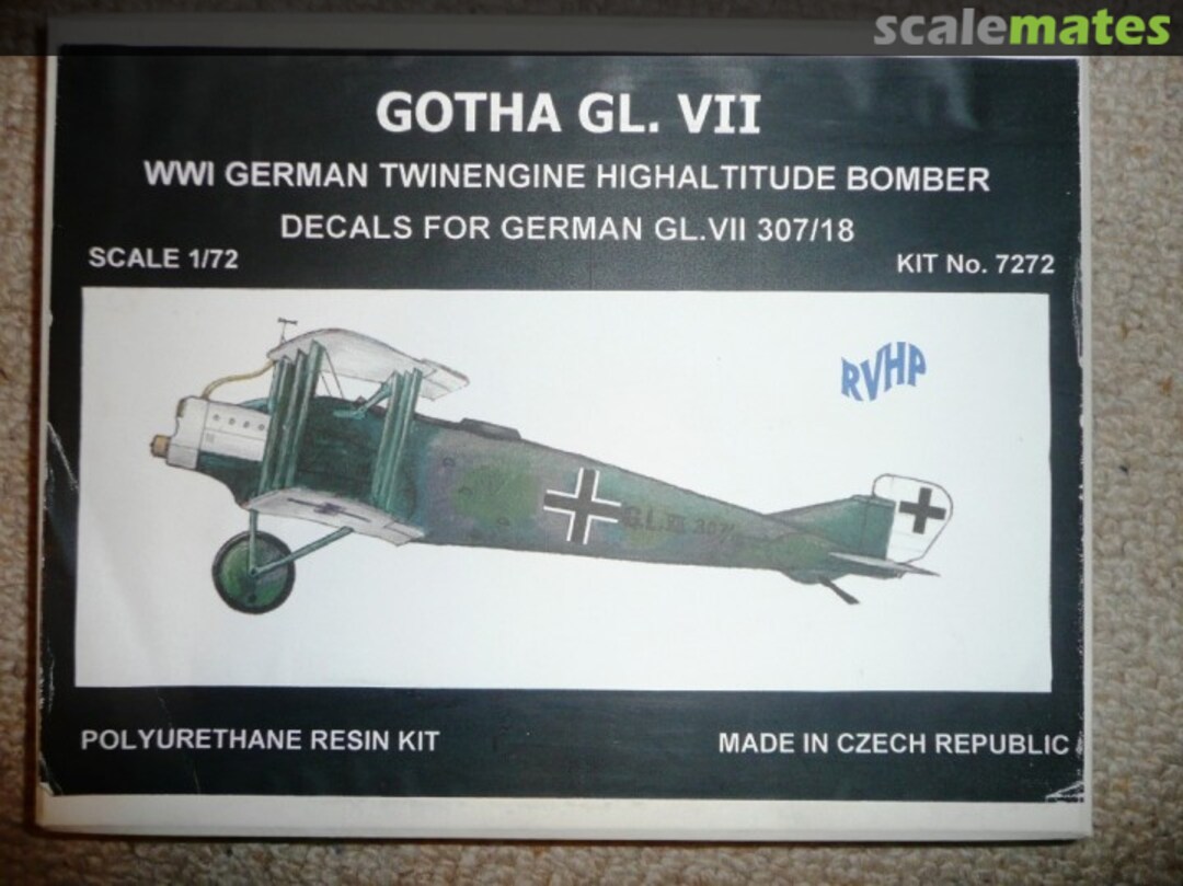 Boxart Gotha GL.VII 7272 RVHP Boxart Gotha GL.VII 7272 RVHP