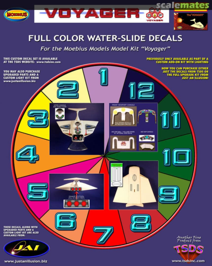 Boxart Voyager decals T-112 TSDS