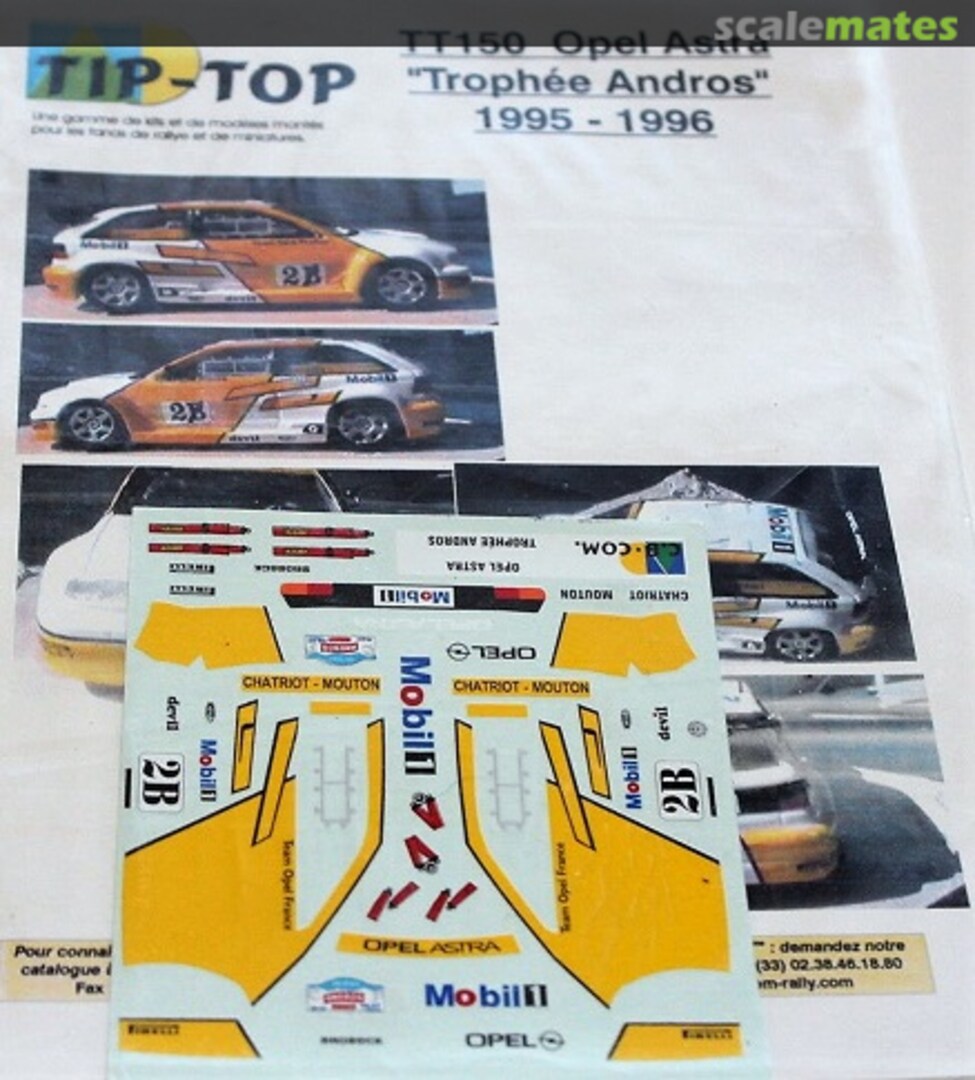 Boxart Opel Astra F "Mobil 1" TT150 TIP-TOP Boxart Opel Astra F "Mobil 1" TT150 TIP-TOP