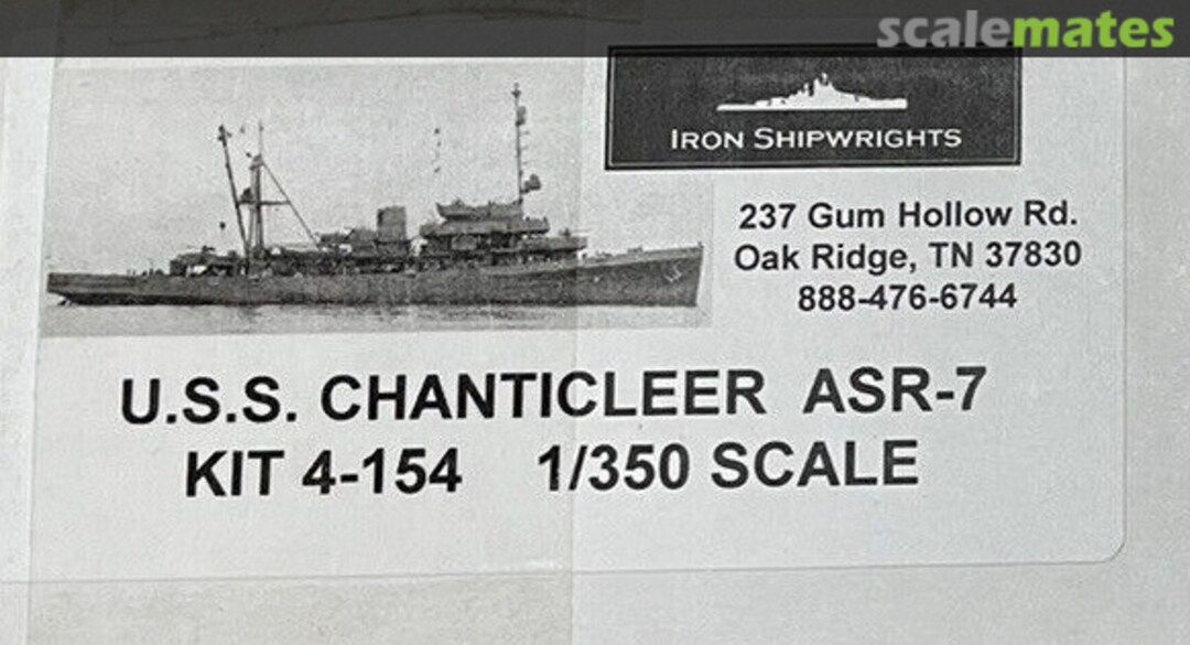 Boxart USS Chanticleer ASR-7 4-154 Iron Shipwrights