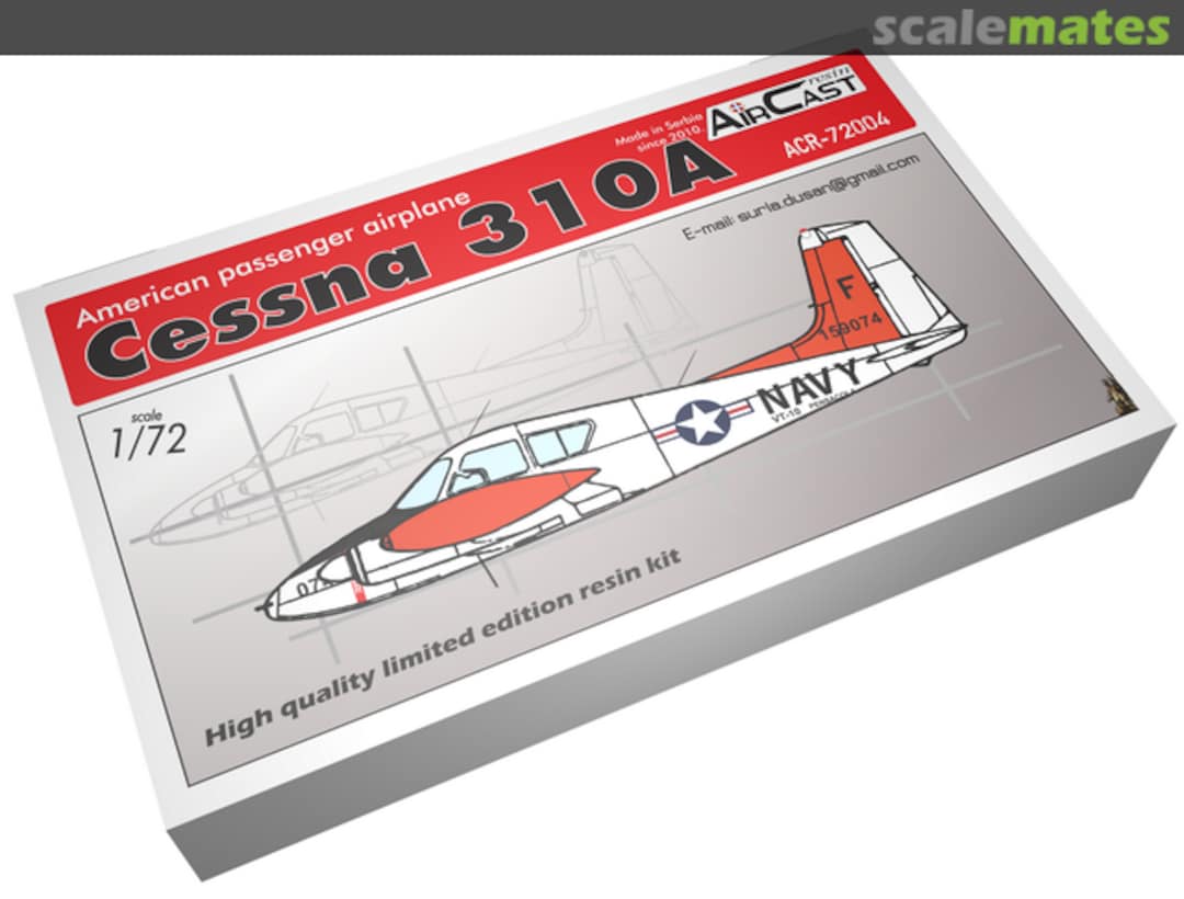 Boxart Cessna 310A ACR-72004 Air Cast Resin Boxart Cessna 310A ACR-72004 Air Cast Resin