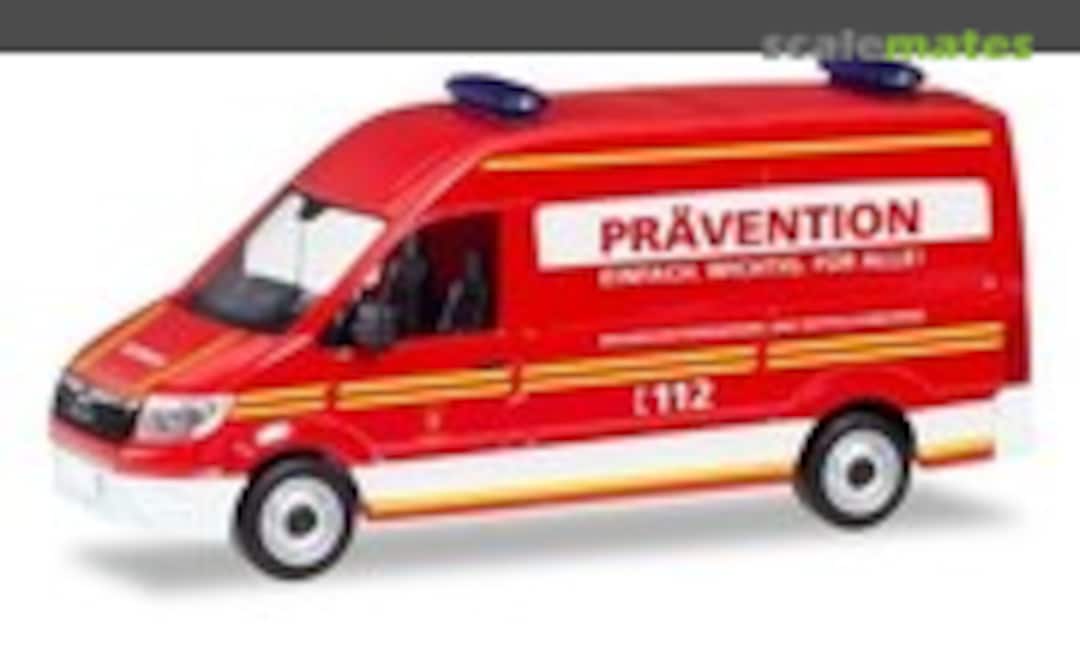 1:87 MAN TGE box type with high Roof &quot;Munich Volunteer fire Department&quot; (Herpa 094054)