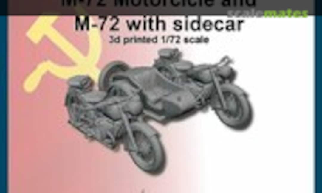 1:72 M-72 Motorcycle &amp; M-72 with Sidecar (FC Model Trend 72452)