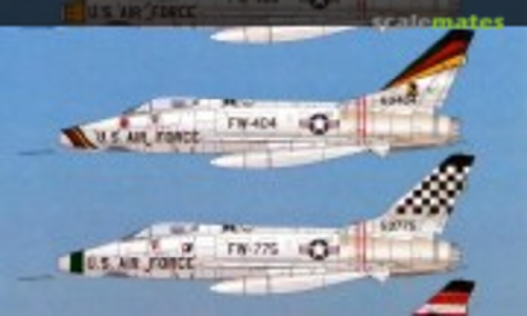 1:32 North American F-100D Supersabre Collection (Euro Decals ED32-131) ED32-131