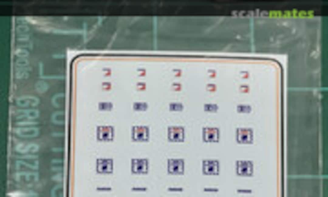 1:24 Engine and engine oil labels (Max Model Decal 67168) 67168