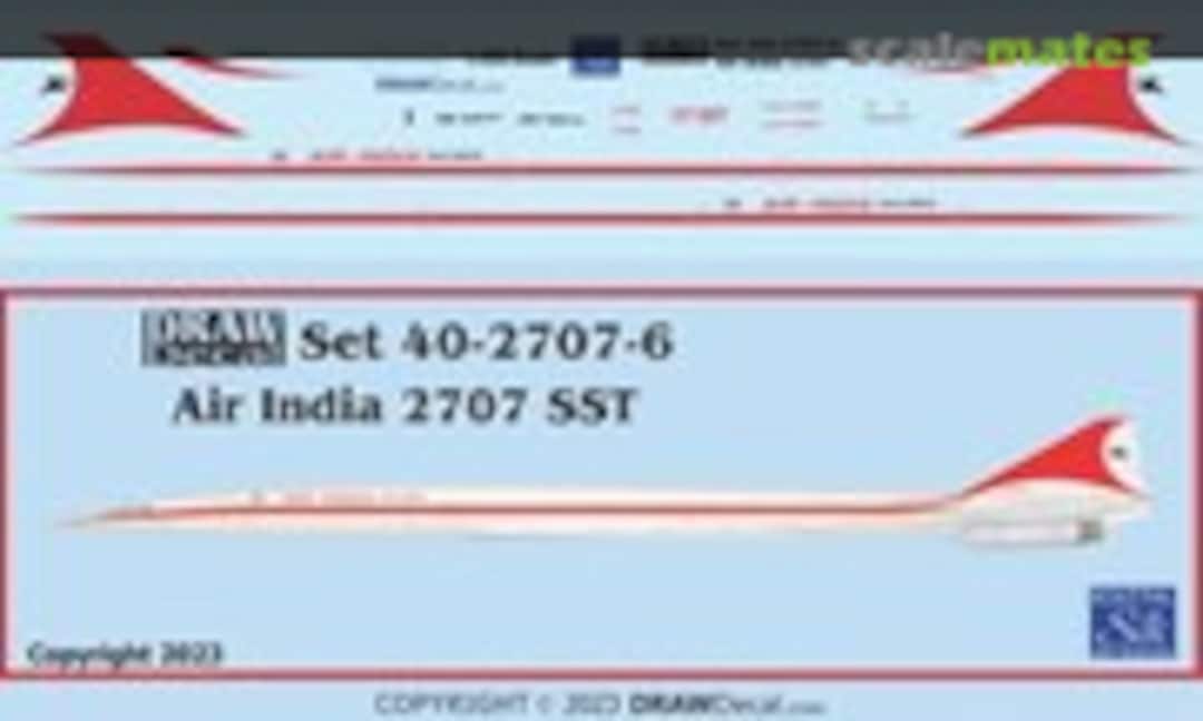 1:400 Air India 2707 SST (Draw Decal 40-2707-6) 40-2707-6