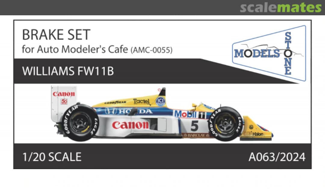 Boxart Williams FW11B Brake Set A063/2024 Stone Models Boxart Williams FW11B Brake Set A063/2024 Stone Models