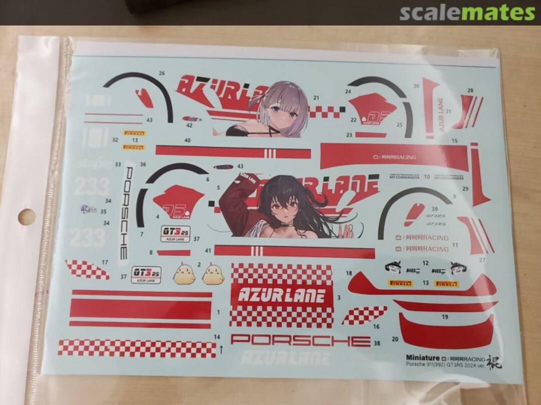 Contents 呵呵呵Racing 911 GT3 RS CS117 Miniature Contents 呵呵呵Racing 911 GT3 RS CS117 Miniature