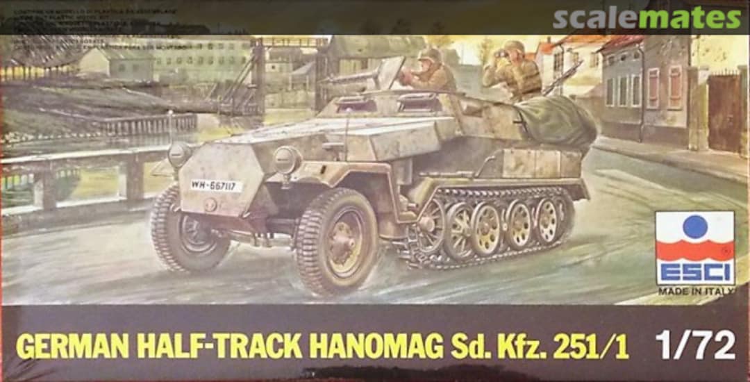 Boxart Hanomag Sd.Kfz. 251/1 8002 ESCI Boxart Hanomag Sd.Kfz. 251/1 8002 ESCI
