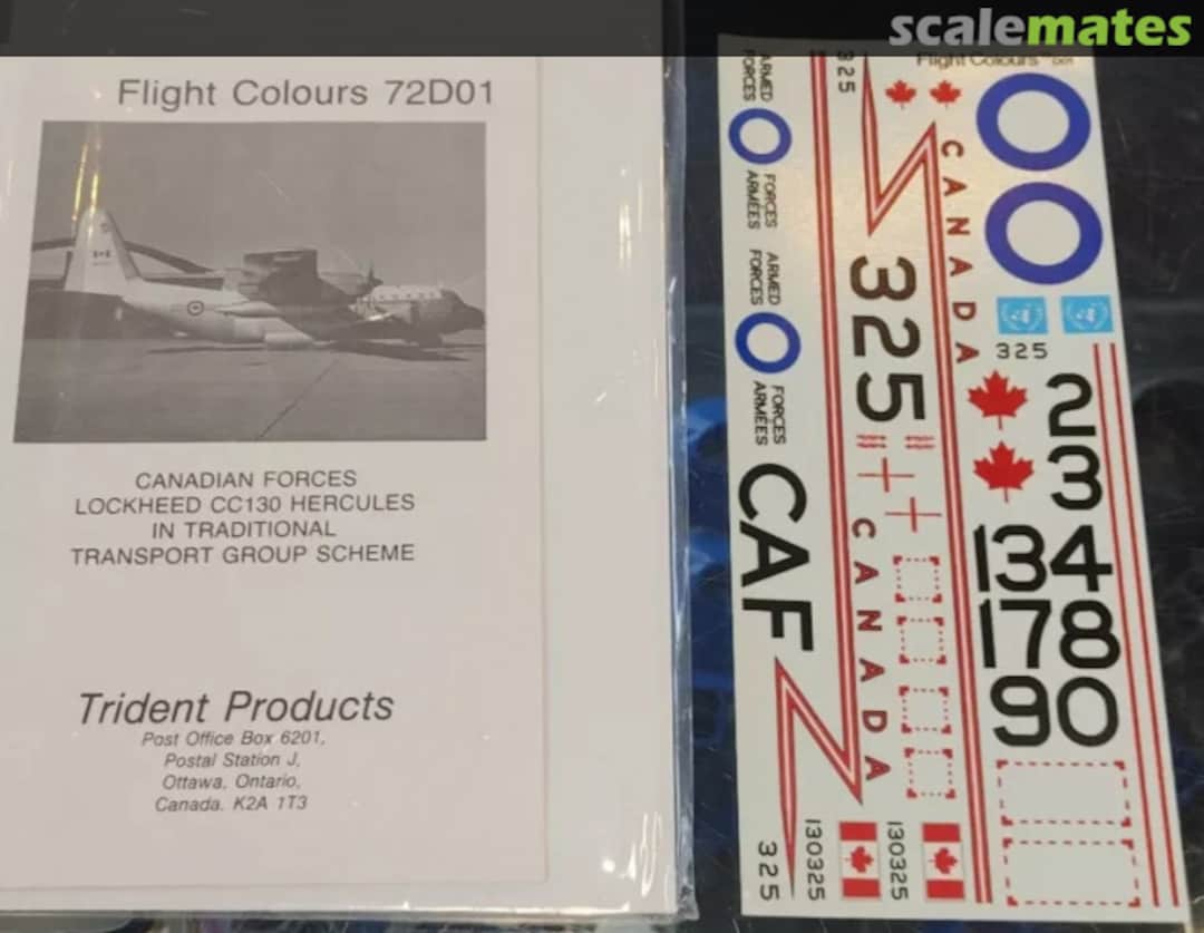 Contents Lockheed CC-130 Hercules 72D01 Flight Colours Contents Lockheed CC-130 Hercules 72D01 Flight Colours