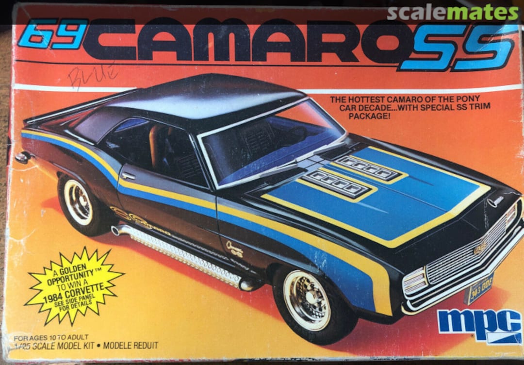 Boxart 69 Camaro SS Q-10870 MPC Boxart 69 Camaro SS Q-10870 MPC