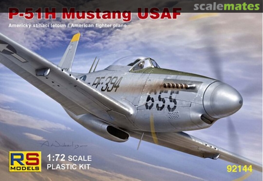 Boxart P-51H Mustang 92144 RS Models Boxart P-51H Mustang 92144 RS Models
