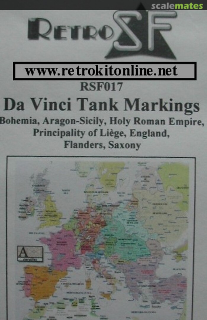 Boxart Da Vinci Tank Markings RSF017 RetroSF Boxart Da Vinci Tank Markings RSF017 RetroSF