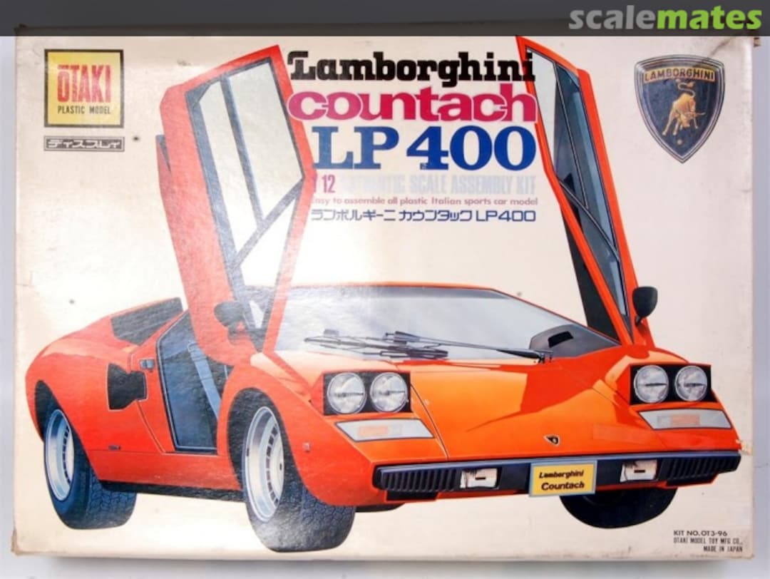 Boxart Lamborghini Countach LP400 OT3-96 Otaki