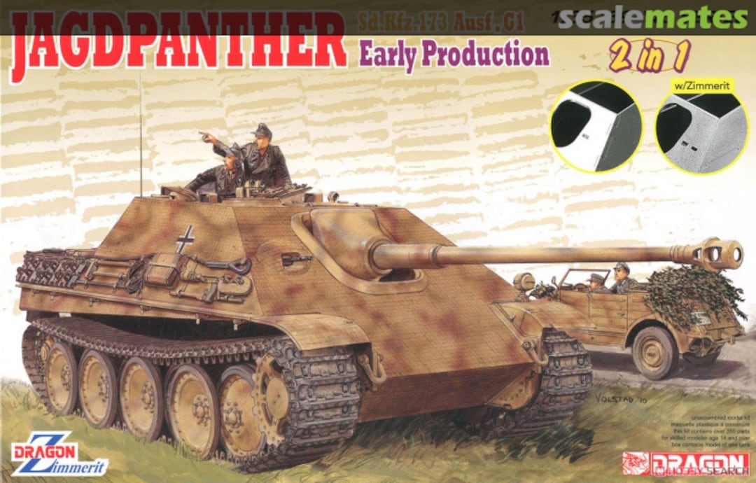 Boxart Jagdpanther Ausf. G1 Sd.Kfz. 173 6758 Dragon Boxart Jagdpanther Ausf. G1 Sd.Kfz. 173 6758 Dragon