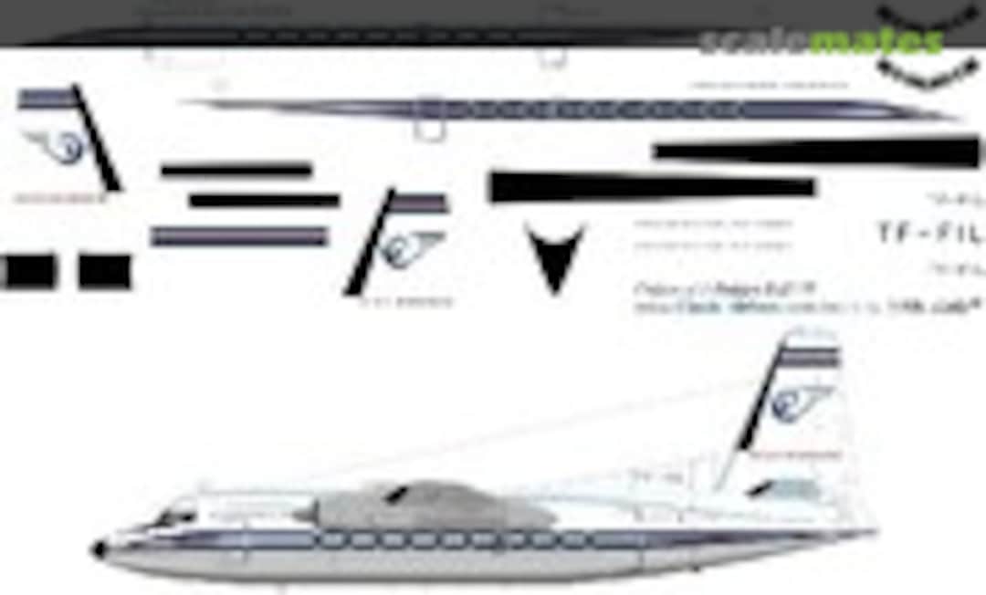 1:144 Icelandair F-27 (del) (Classic Airlines CA144-462) CA144-462