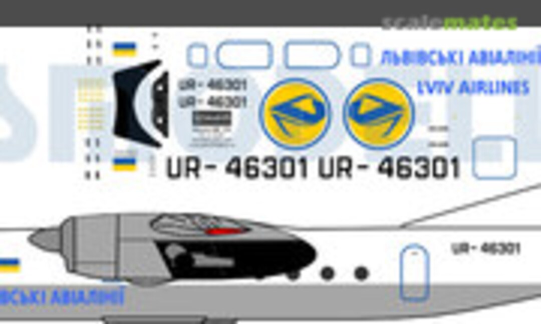 1:72 Antonov An-24B Lviv Airlines (BSmodelle BSM72015) BSM72015