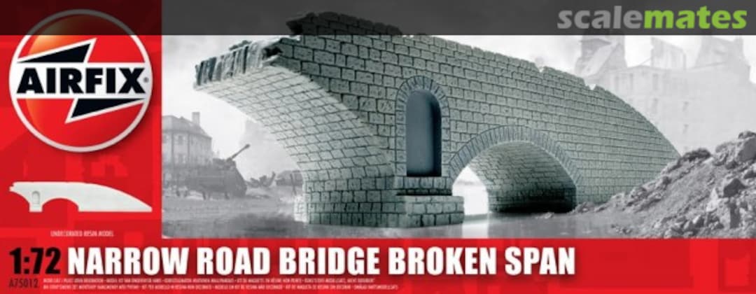 Boxart Narrow Road Bridge - Broken Span A75012 Airfix Boxart Narrow Road Bridge - Broken Span A75012 Airfix