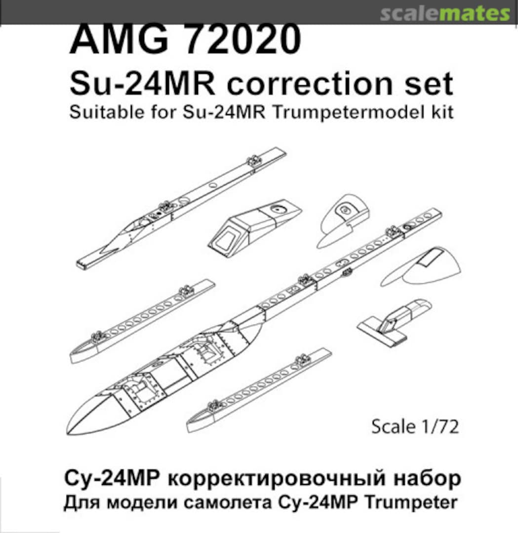 Boxart The photo reconnaissance equipment of Su-24MR (including the AP-402M camera and Aist-M equip 72020 Amigo Models Boxart The photo reconnaissance equipment of Su-24MR (including the AP-402M camera and Aist-M equip 72020 Amigo Models