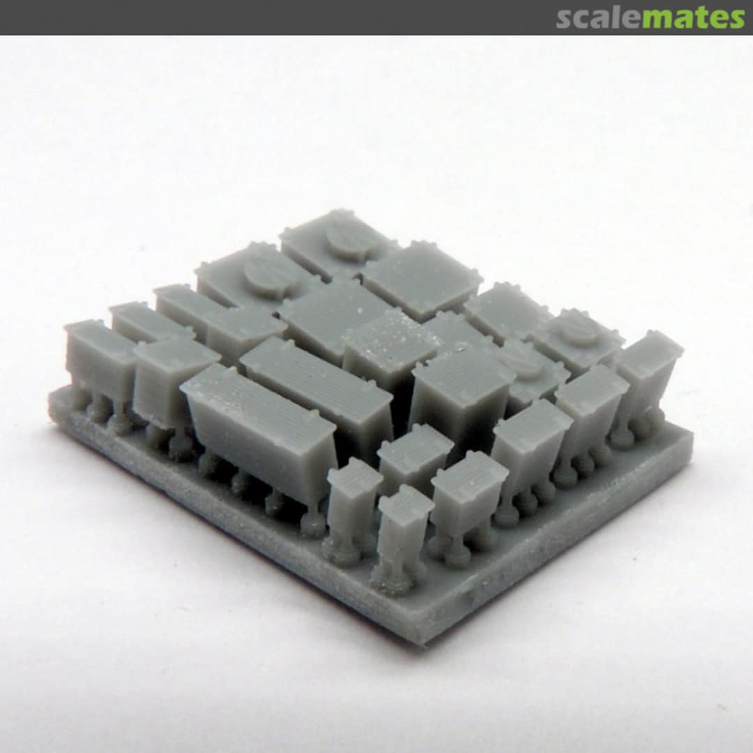 Boxart Deck Accessory Set N°4 (Ready Lockers) AC350085d Black Cat Models Boxart Deck Accessory Set N°4 (Ready Lockers) AC350085d Black Cat Models