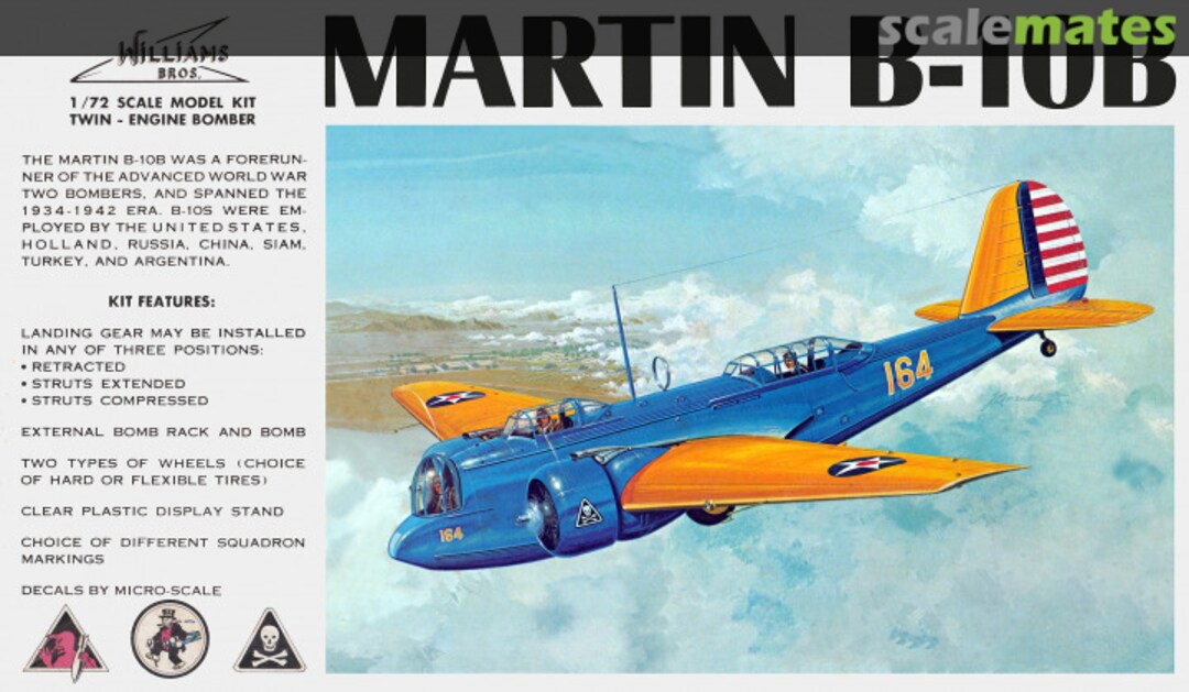 Boxart Martin B-10B 72-210 Williams Brothers Boxart Martin B-10B 72-210 Williams Brothers