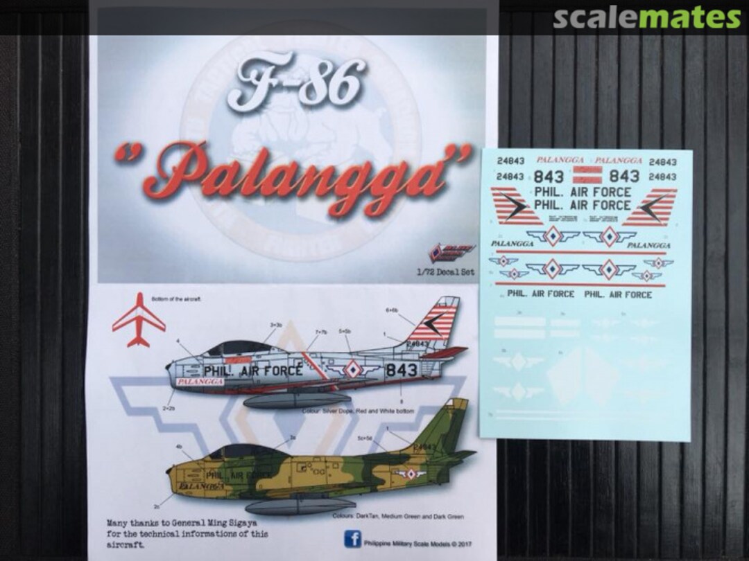 Contents F-86 "Palangga" - Blue Diamond Decals & 3D Printed Resin Kits Contents F-86 "Palangga" - Blue Diamond Decals & 3D Printed Resin Kits