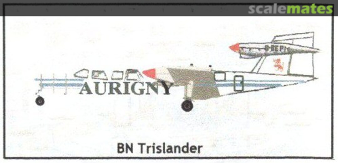 Boxart Britten-Norman BN-2 Trislander VAMI Models Boxart Britten-Norman BN-2 Trislander VAMI Models