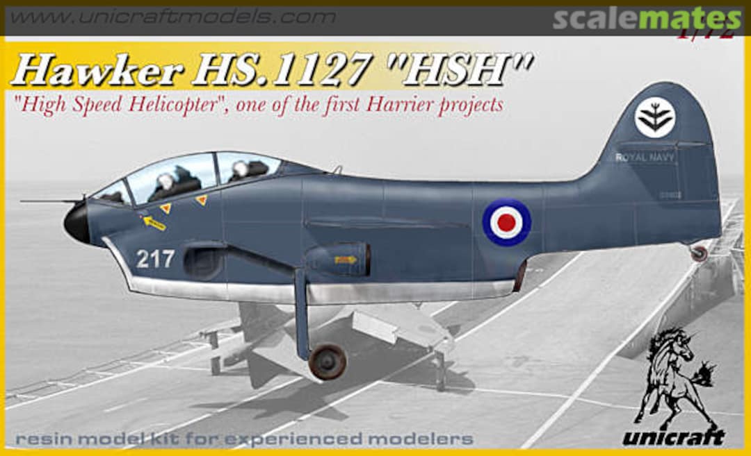 Boxart Hawker HS.1127 HSH Unicraft Models Boxart Hawker HS.1127 HSH Unicraft Models
